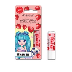 Prirodni balzam za usne Strawberry  #kawaii 4organic 5g