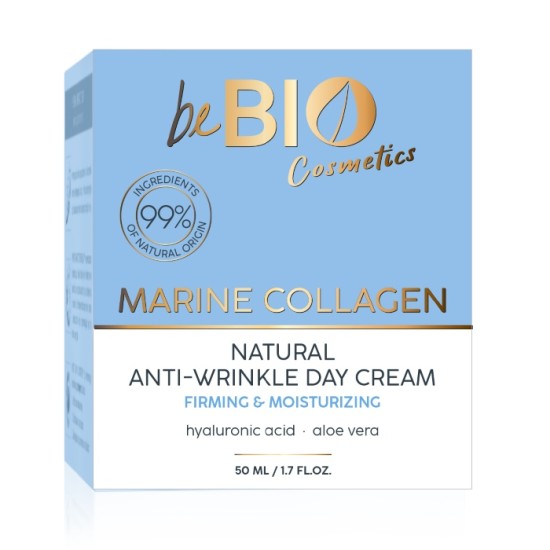Dnevna krema za lice protiv bora sa kolagenom beBio natural 50ml Dnevna krema za lice protiv bora sa kolagenom beBio natural 50ml