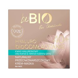 Noćna krem-maska za lice sa hijaluronskom kiselinom beBio natural 50ml