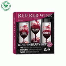 Set za negu lica na bazi ekstarta crvenog vina - Red Wine Therapy Set