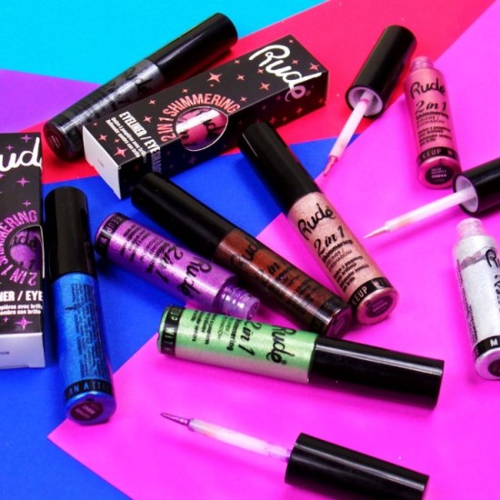 Ajlajner i senka za oči 2 u 1