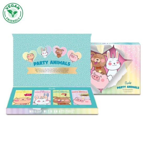 Set od 4 palete od 10 boja Party Animal Set od 4 palete od 10 boja Party Animal