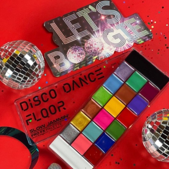 Paleta boja za lice i telo Disco Dance Floor ProFX Palette 850018210850 Ecobeauty Paleta boja za lice i telo Disco Dance Floor ProFX Palette 850018210850 Ecobeauty