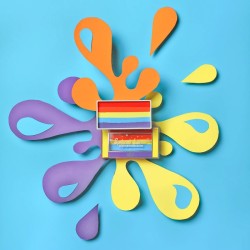 Boje za lice i telo Splash Liner - Over The Rainbow