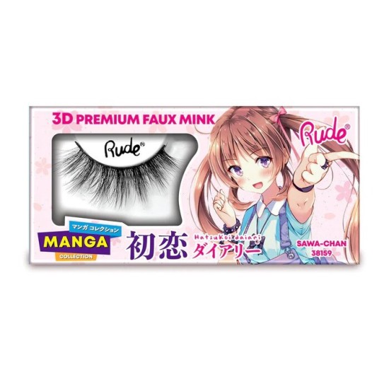 Veštačke trepavice Manga Collection 3D Faux Mink Lashes - Sawa-Chan 810079381593 Ecobeauty Veštačke trepavice Manga Collection 3D Faux Mink Lashes - Sawa-Chan 810079381593 Ecobeauty