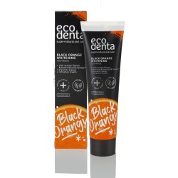 Crna pasta za izbeljivanje zuba sa ukusom narandže Ecodenta 100 ml 