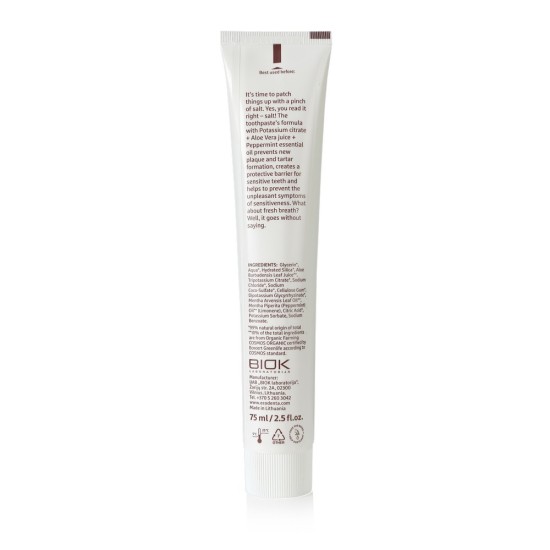 Pasta za osetljive zube i desni sa soli Ecodenta ORGANIC SENSITIVITY RELIEF 75ml Pasta za osetljive zube i desni sa soli Ecodenta ORGANIC SENSITIVITY RELIEF 75ml
