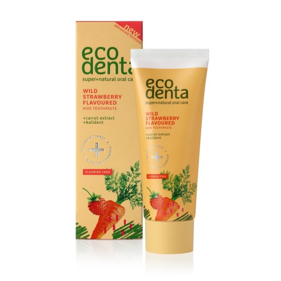 Dečija pasta za zube bez fluora sa ukusom šumske jagode GREEN LINE STRAWBERRY FLAVOURED KIDS 75ml Dečija pasta za zube sa ukusom šumske jagode GREEN LINE STRAWBERRY FLAVOURED KIDS 75ml