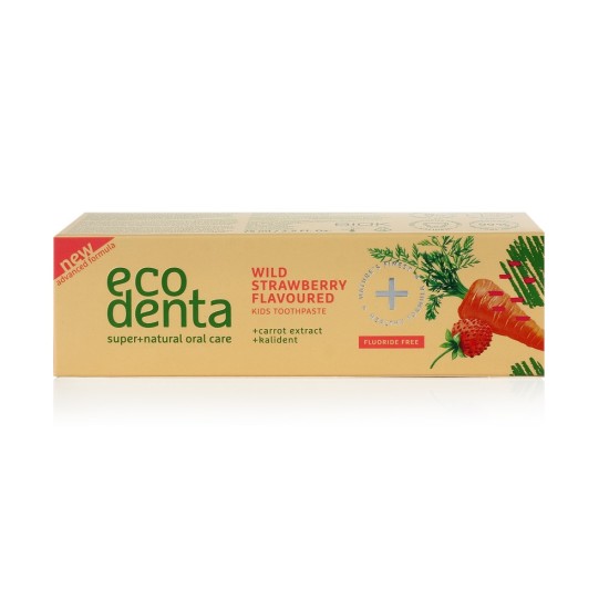 Dečija pasta za zube bez fluora sa ukusom šumske jagode GREEN LINE STRAWBERRY FLAVOURED KIDS 75ml Dečija pasta za zube sa ukusom šumske jagode GREEN LINE STRAWBERRY FLAVOURED KIDS 75ml