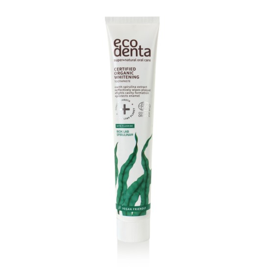 Pasta za izbeljivanje zuba sa ekstraktom soka aloja vere i eteričnim uljem mente Ecodenta 75 ml Pasta za izbeljivanje zuba sa ekstraktom soka aloja vere i eteričnim uljem mente Ecodenta 75 ml