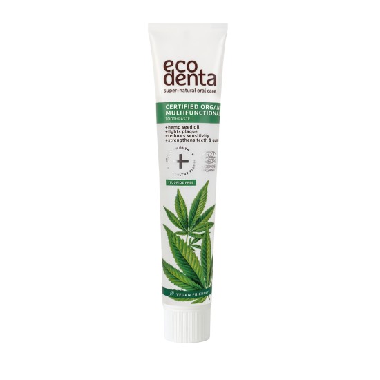 Pasta za zube sa uljem semena kanabisa Ecodenta 75 ml Pasta za zube sa uljem semena kanabisa Ecodenta 75 ml