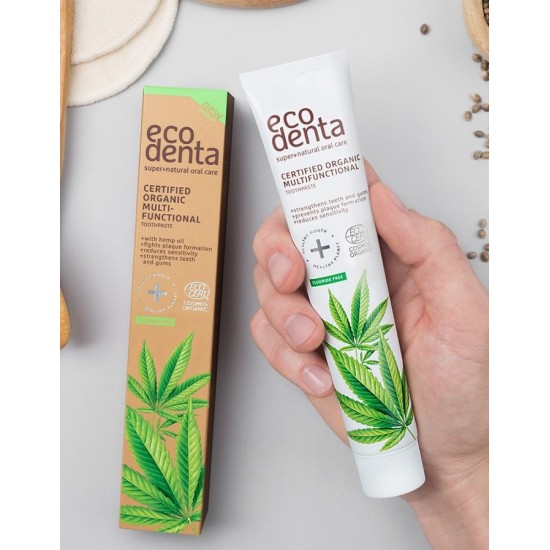 Pasta za zube sa uljem semena kanabisa Ecodenta 75 ml  